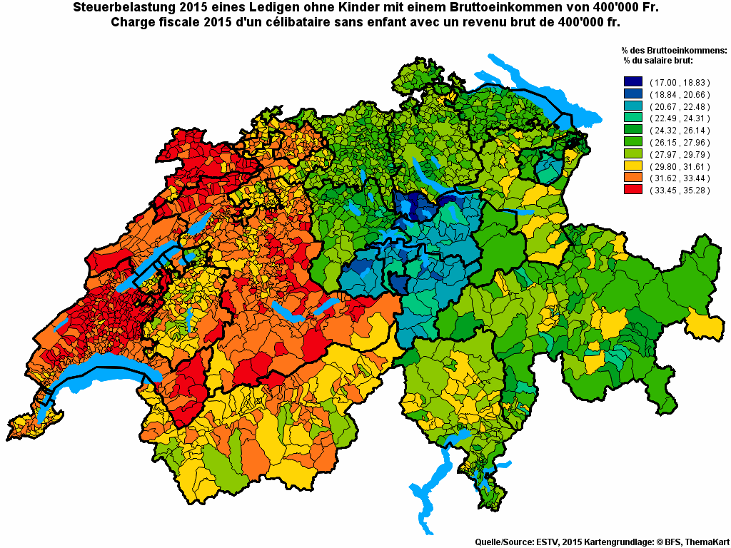 Choropleth map of rf25
