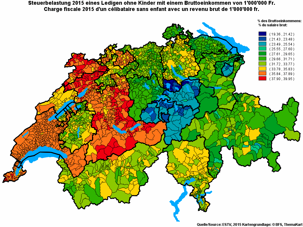 Choropleth map of rf27