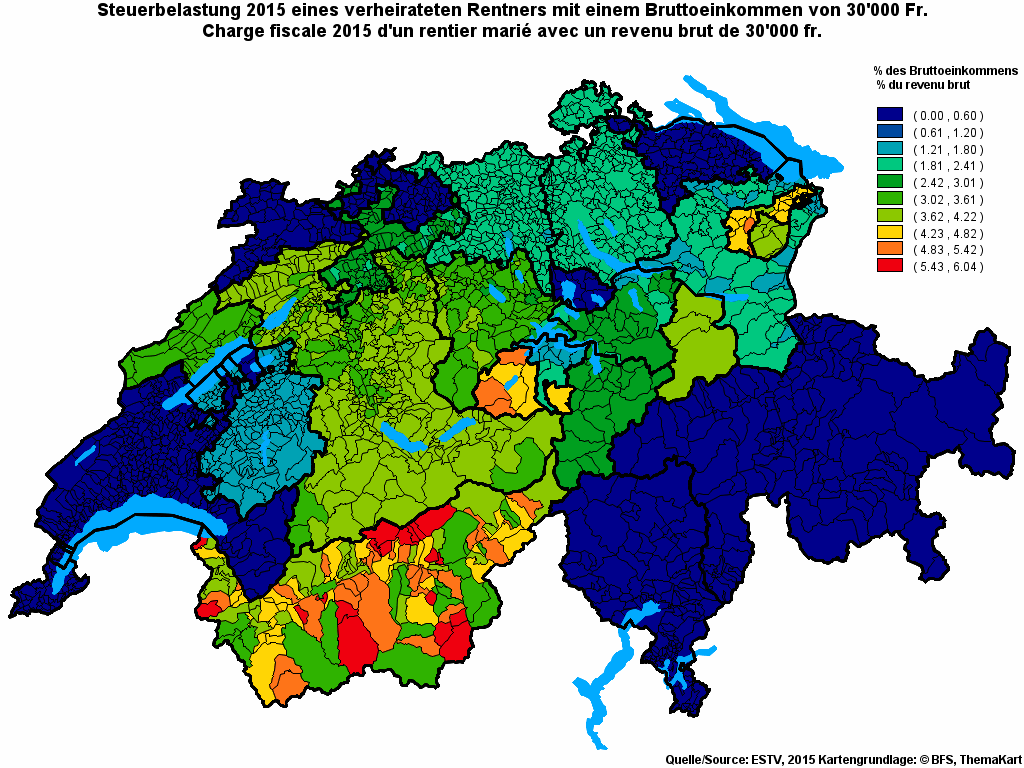 Choropleth map of rf9