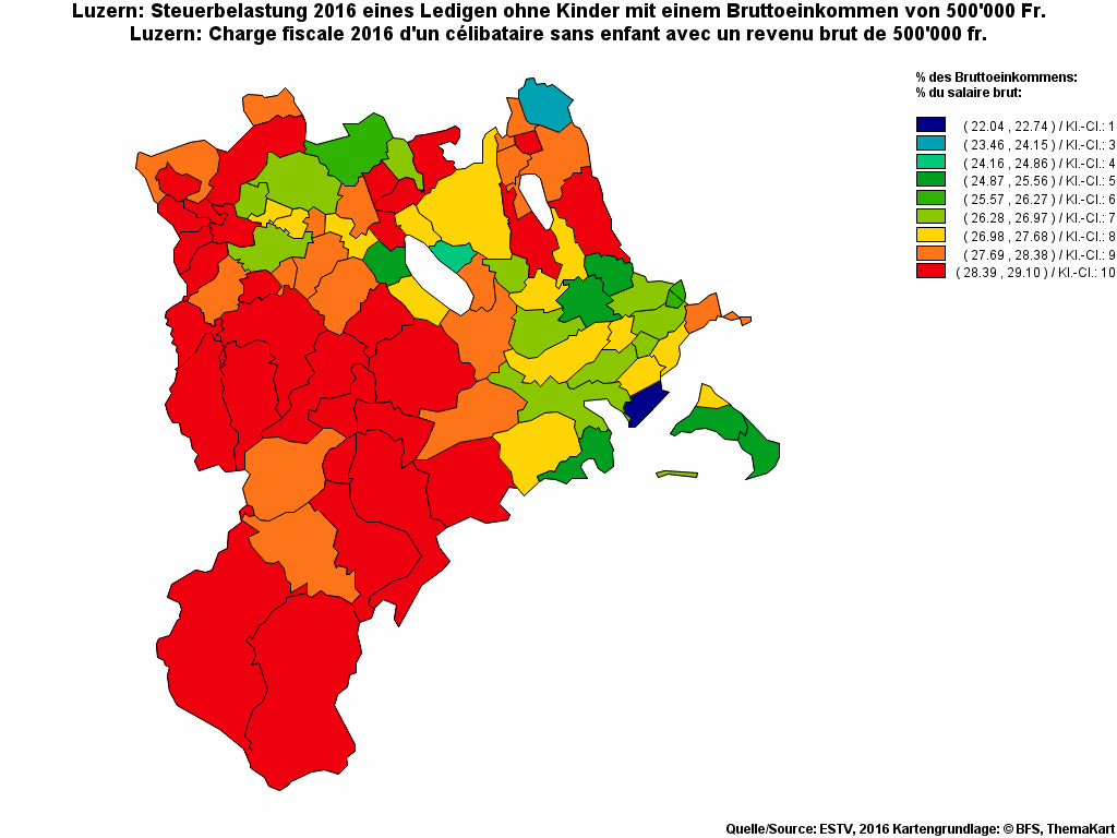 Choropleth map of rf26