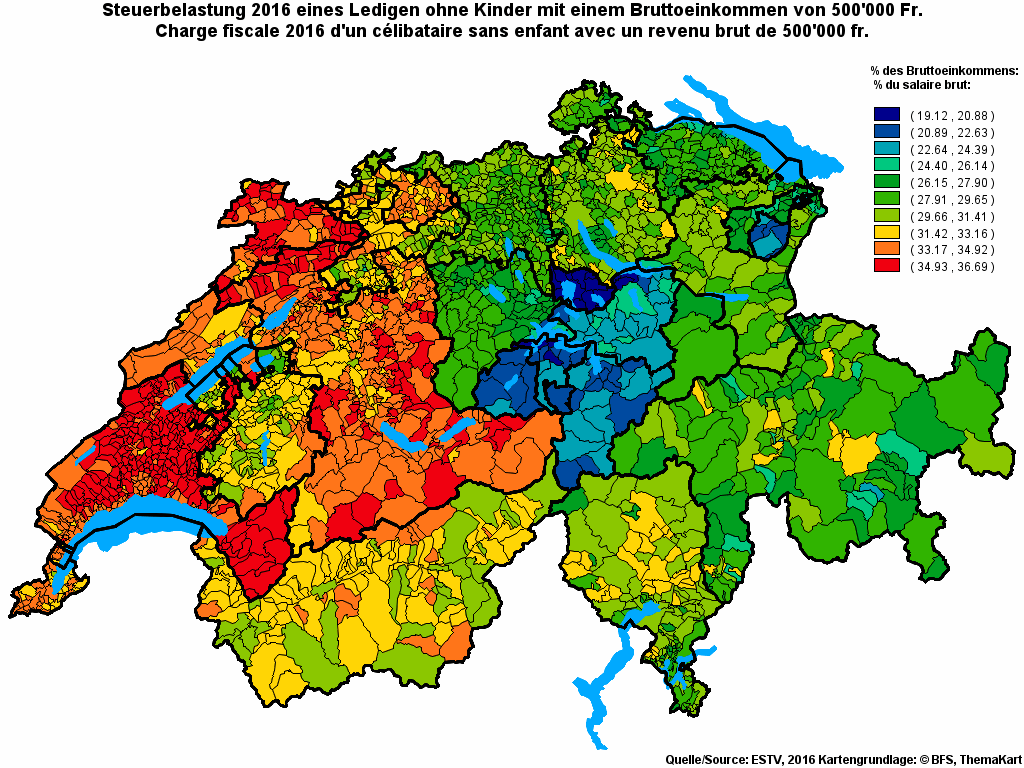 Choropleth map of rf26