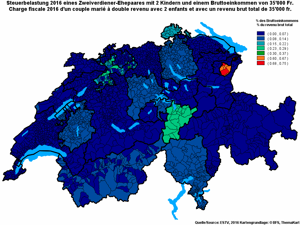 Choropleth map of rf10
