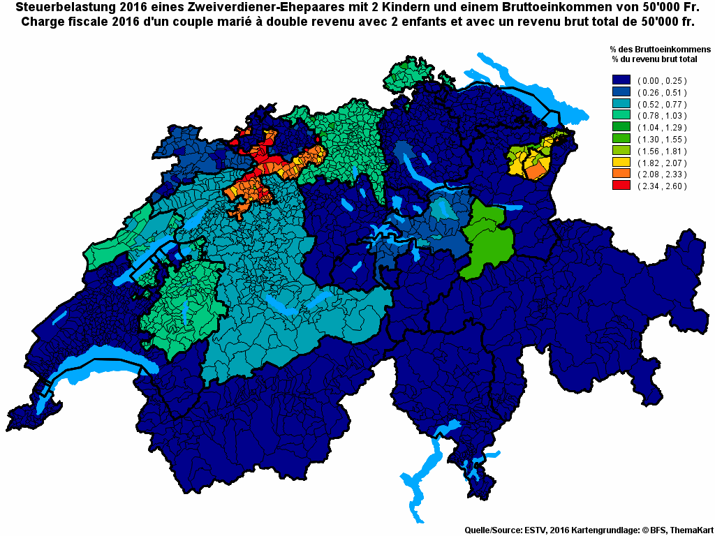 Choropleth map of rf13