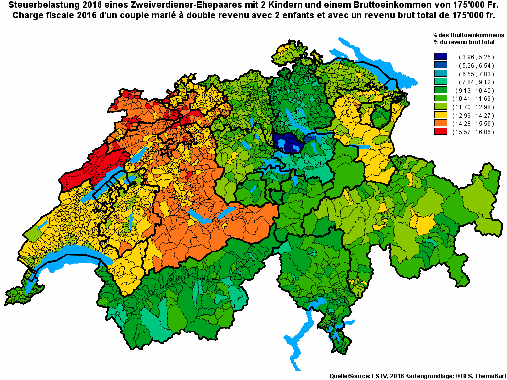 Choropleth map of rf21