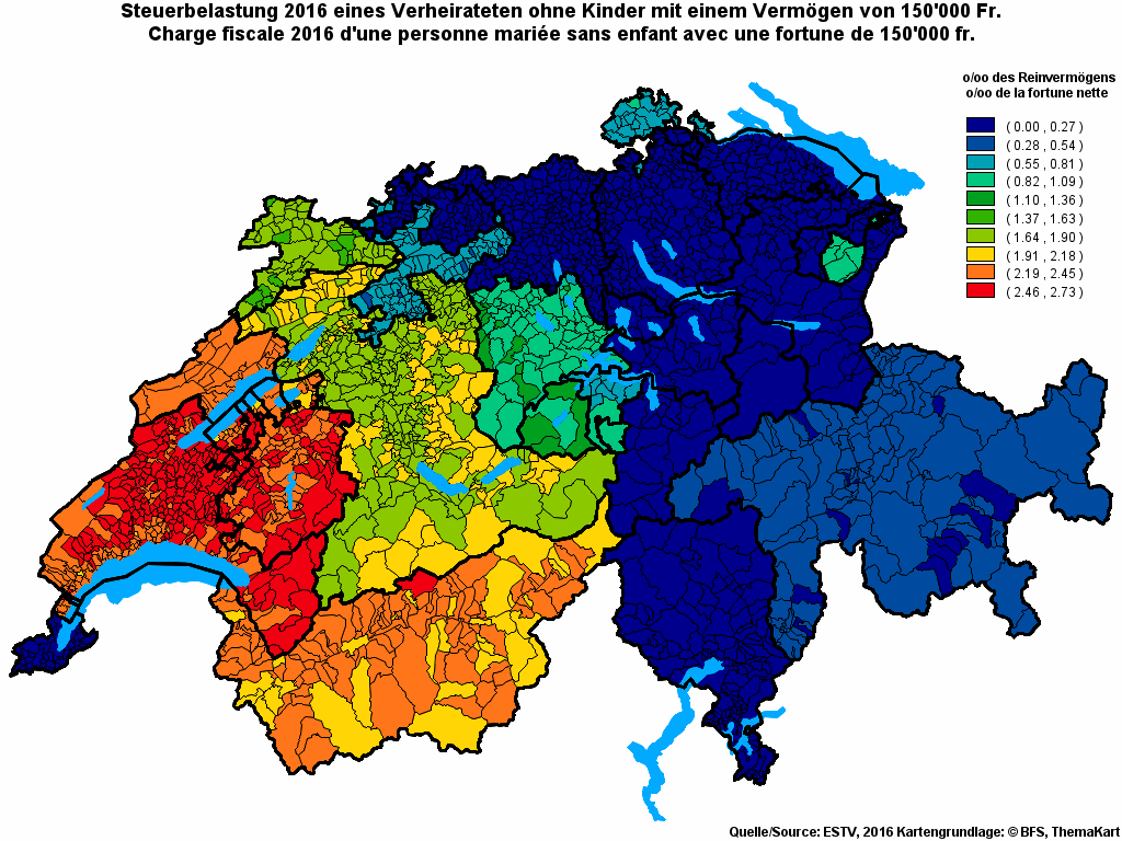 Choropleth map of rf10