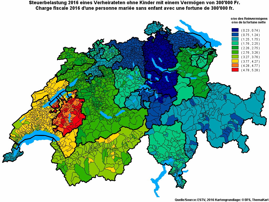 Choropleth map of rf13