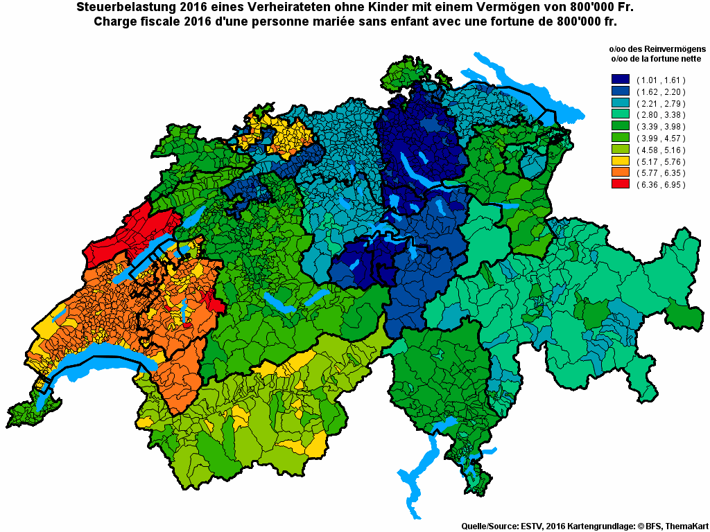 Choropleth map of rf17