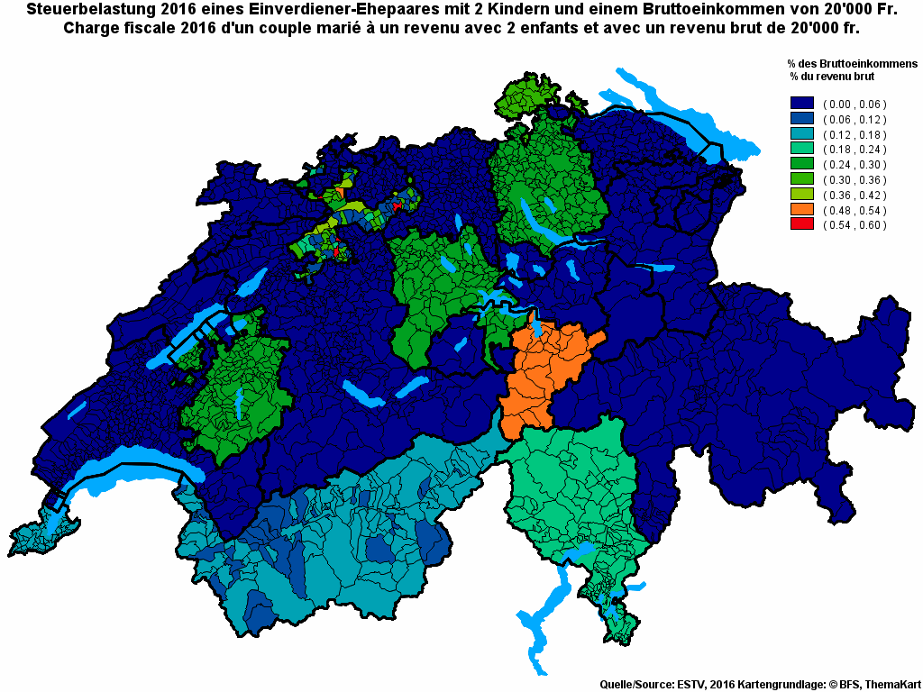 Choropleth map of rf7