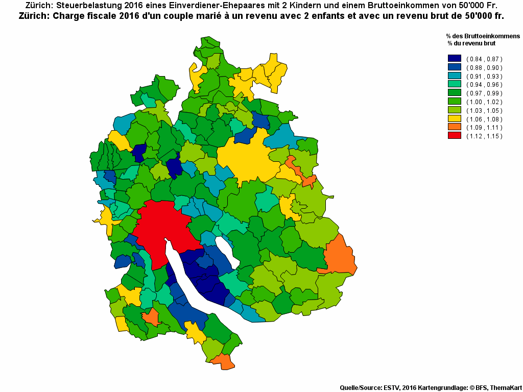 Choropleth map of rf13