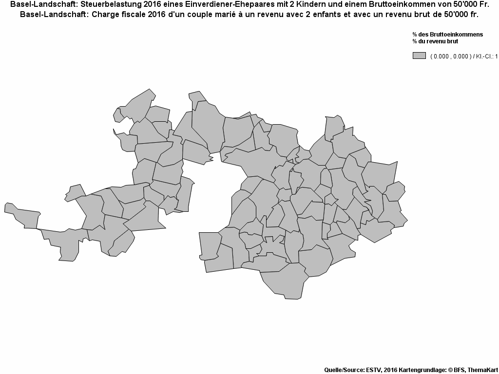 Choropleth map of rf13