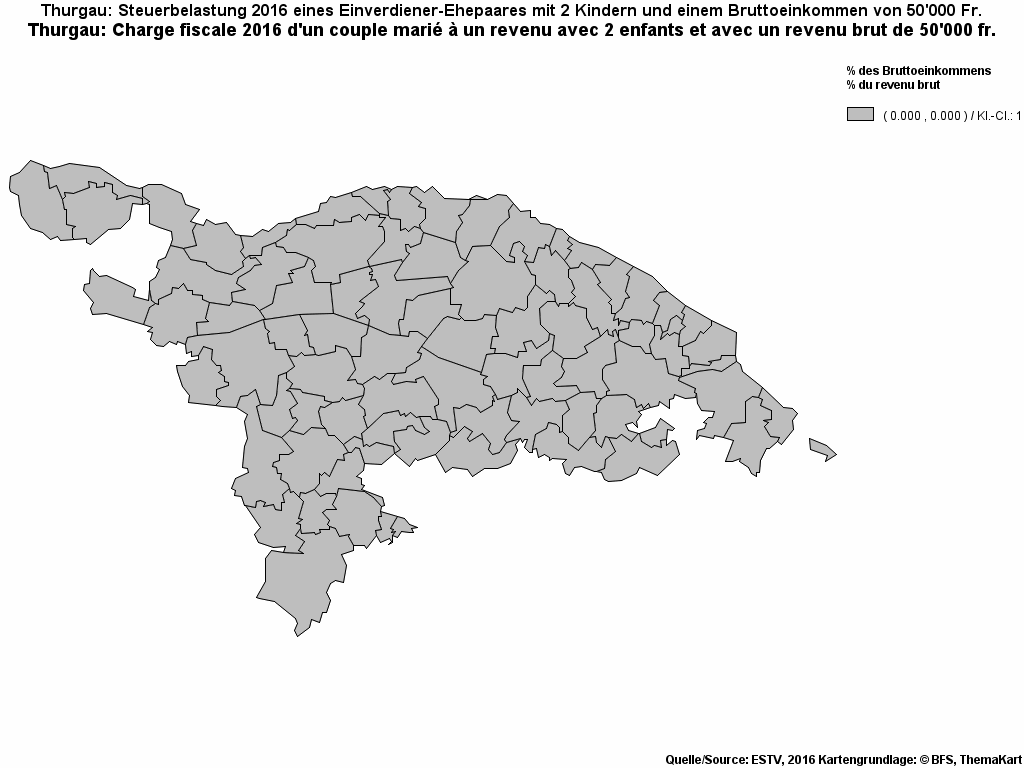 Choropleth map of rf13