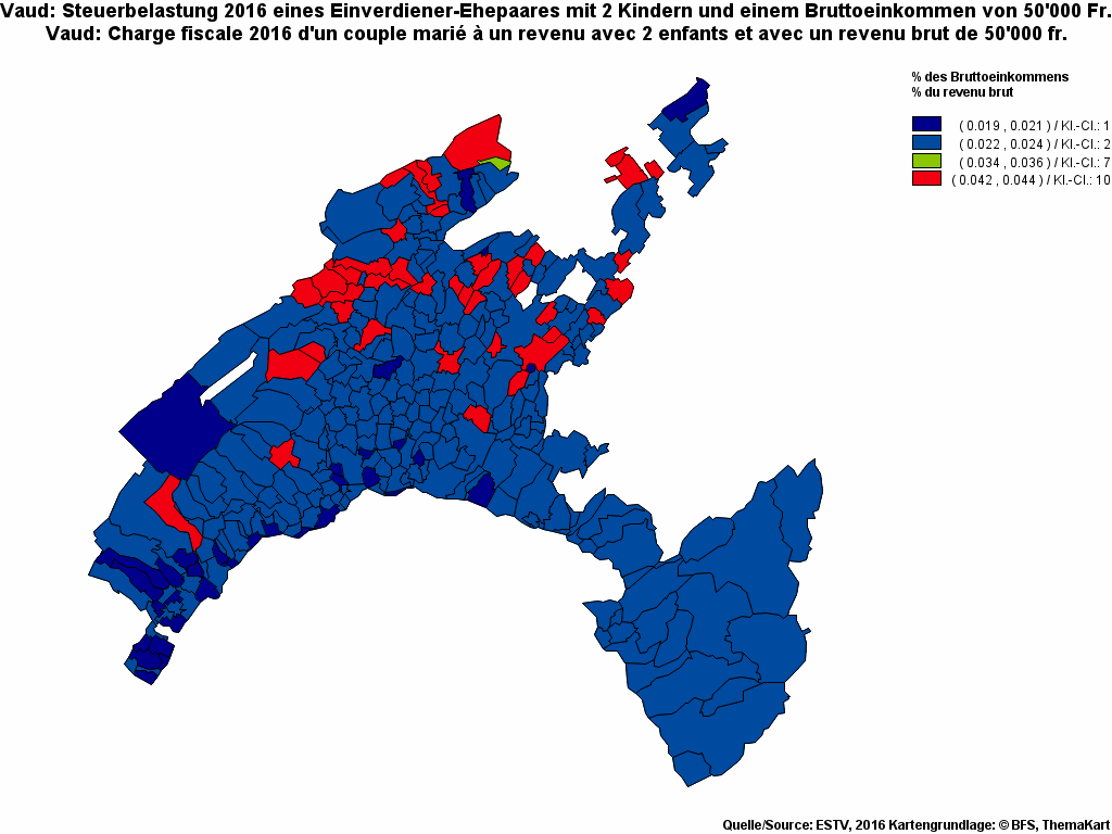 Choropleth map of rf13
