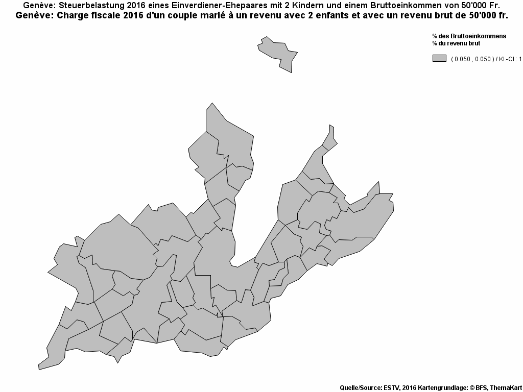 Choropleth map of rf13