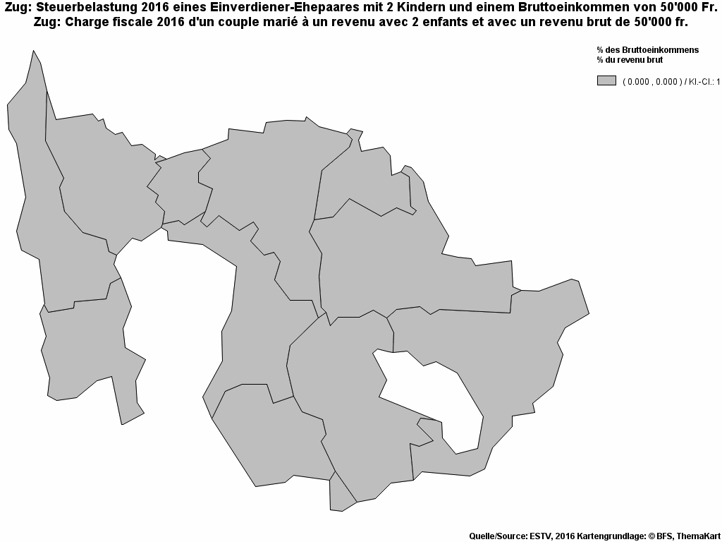 Choropleth map of rf13