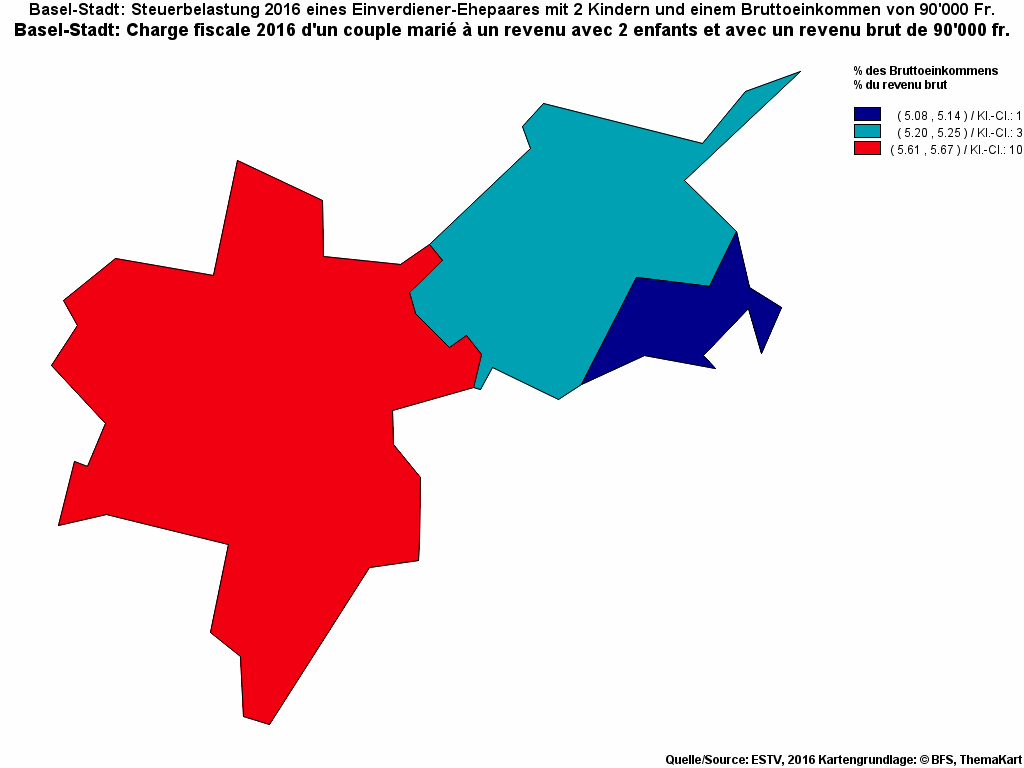 Choropleth map of rf17