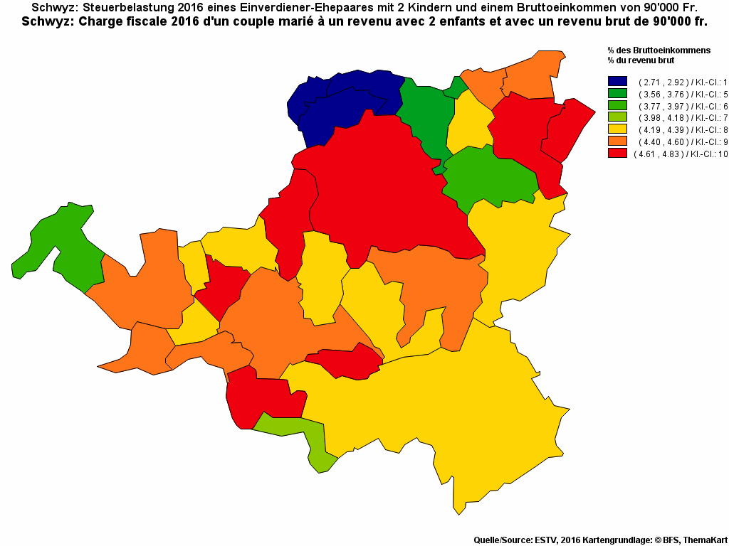Choropleth map of rf17