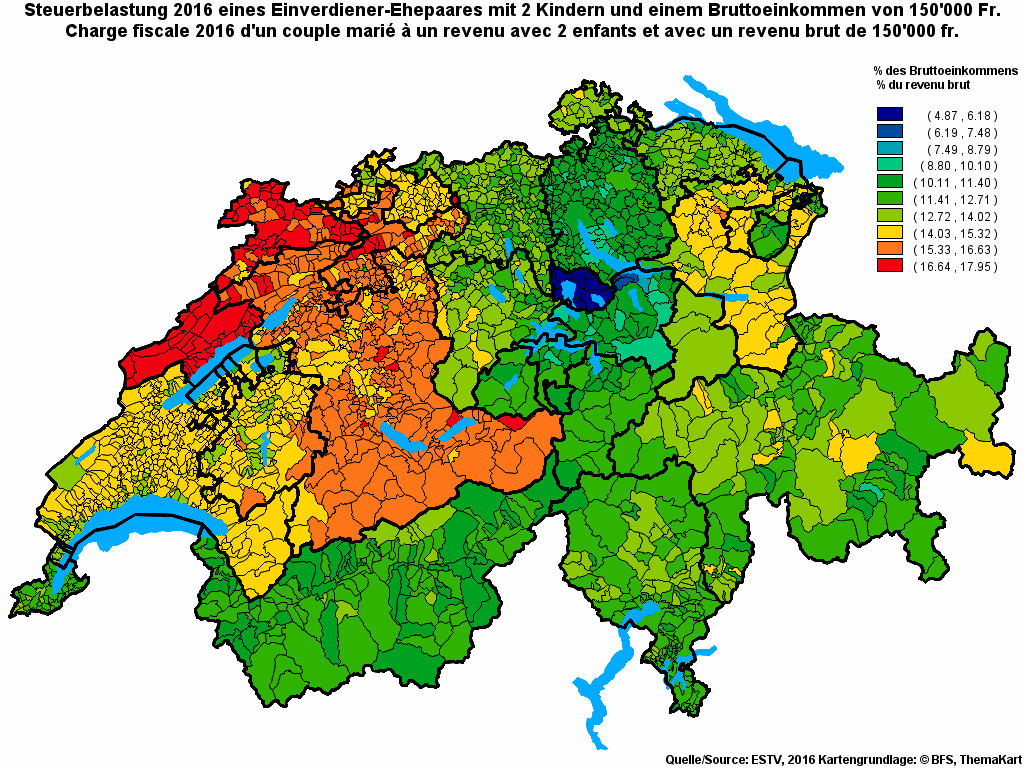 Choropleth map of rf21