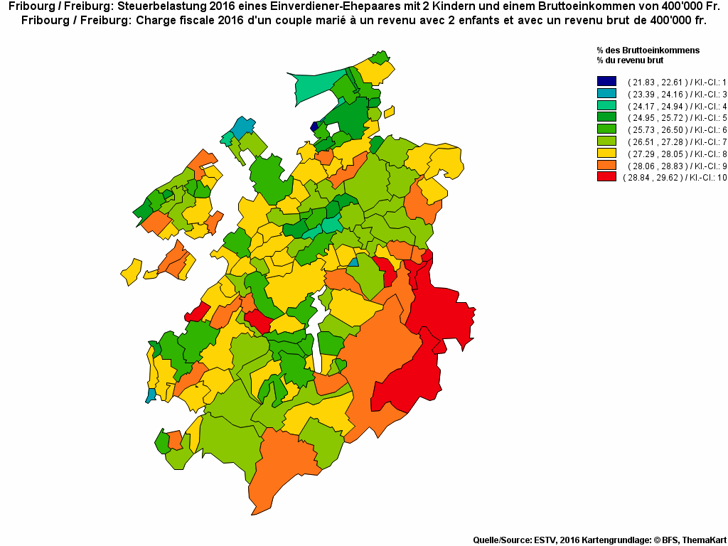 Choropleth map of rf25
