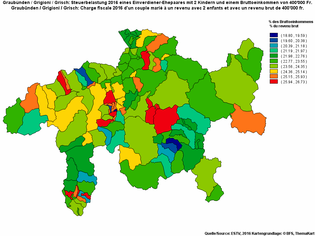 Choropleth map of rf25
