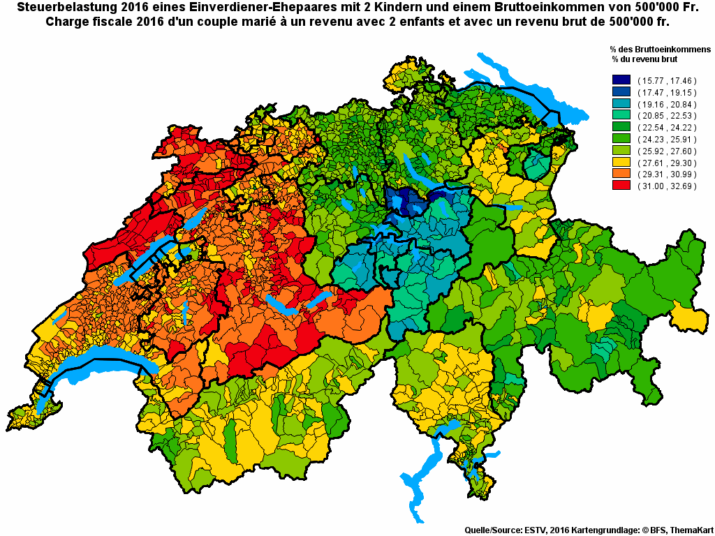 Choropleth map of rf26
