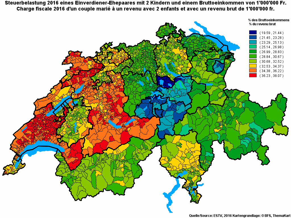 Choropleth map of rf27