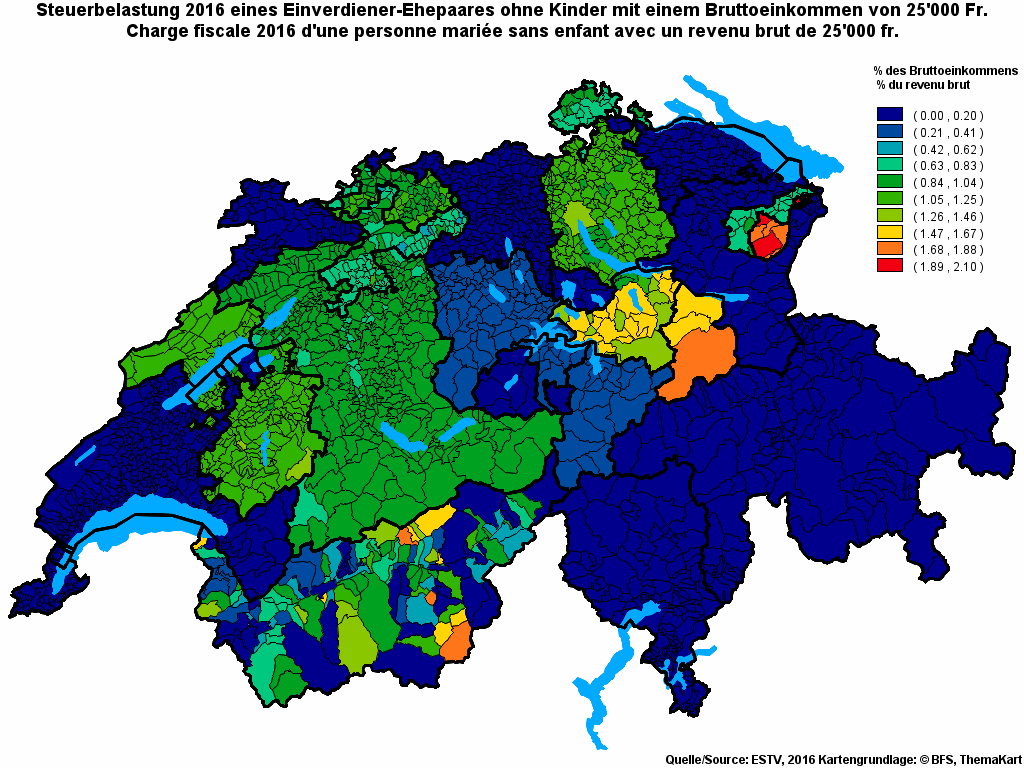 Choropleth map of rf8