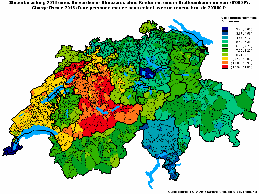 Choropleth map of rf15