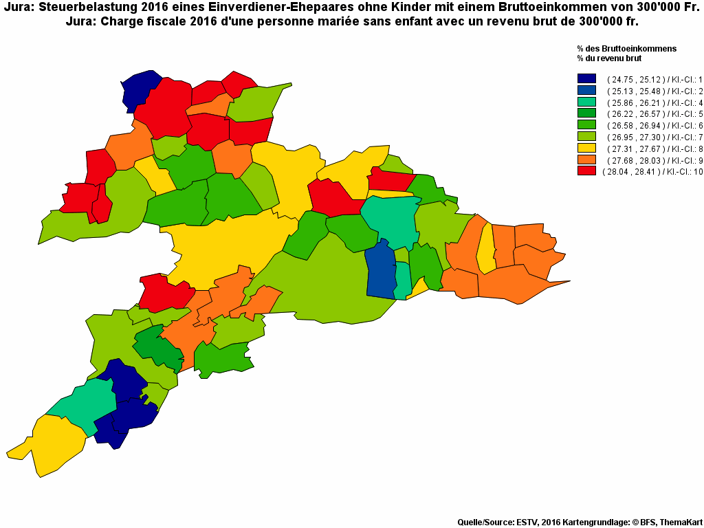 Choropleth map of rf24