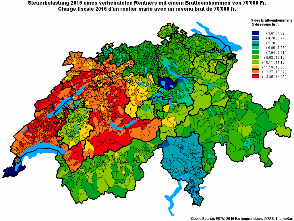 Choropleth map of rf15