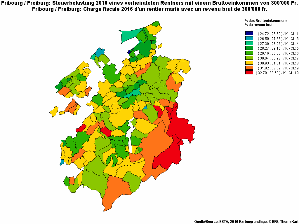 Choropleth map of rf24