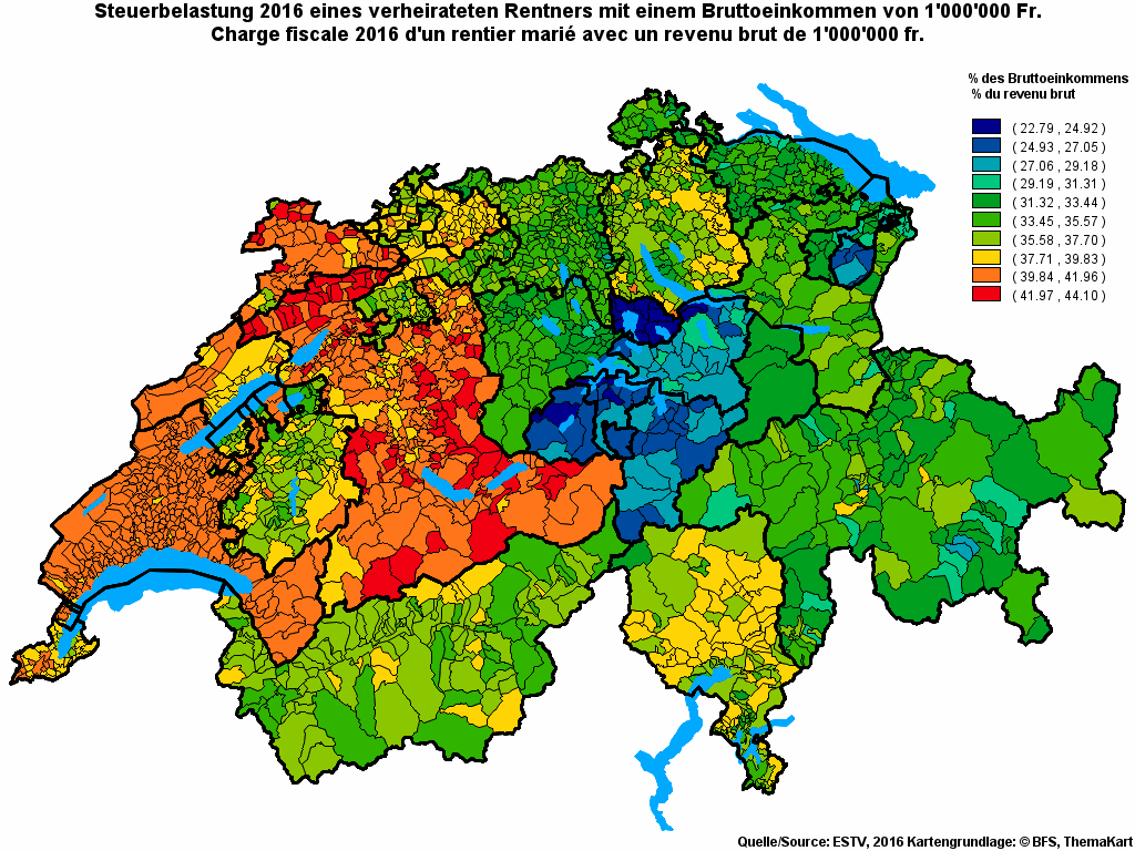 Choropleth map of rf27