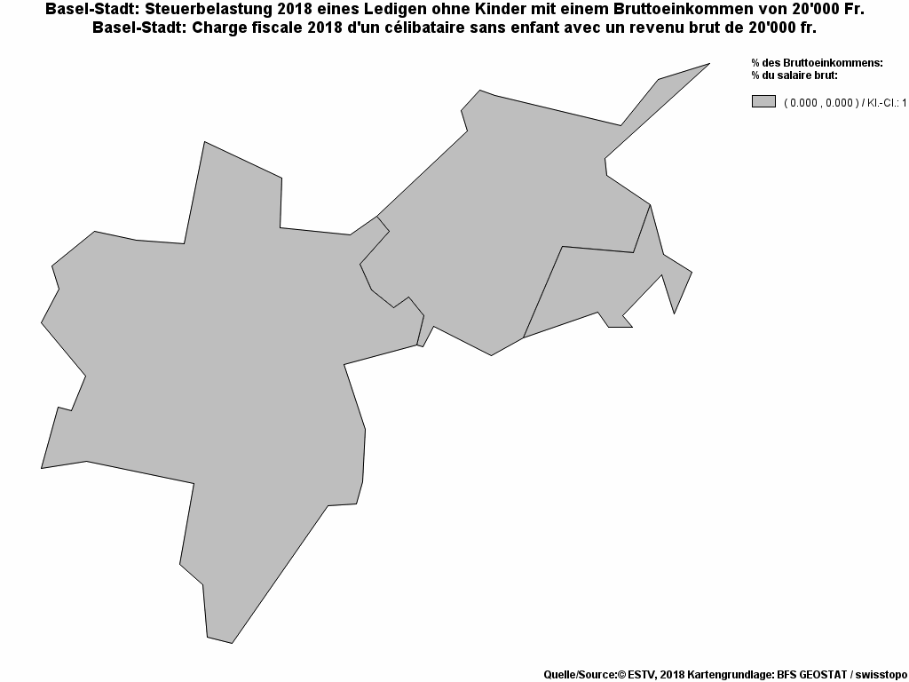 Choropleth map of rf7