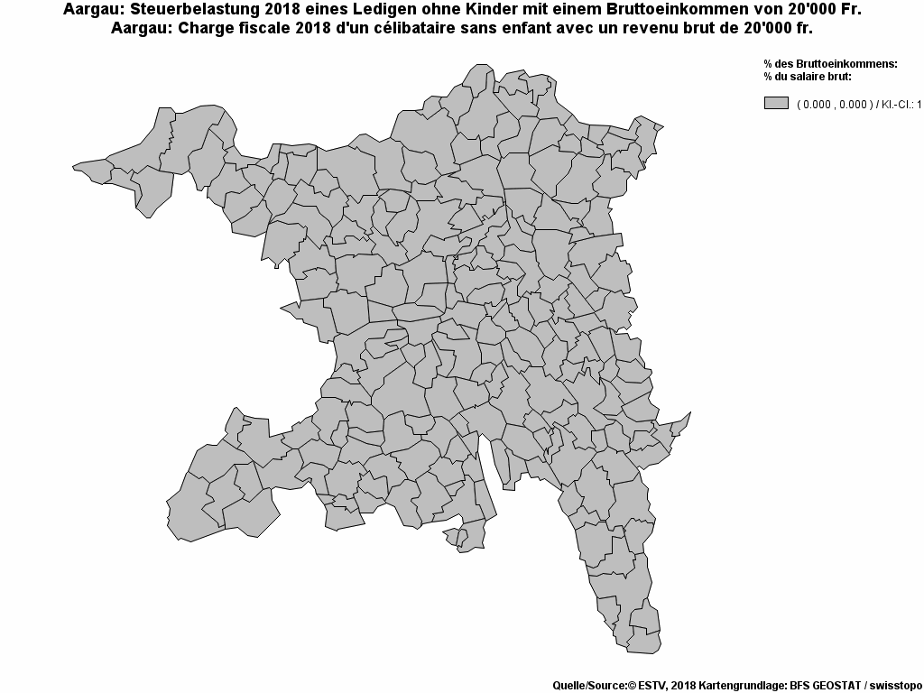 Choropleth map of rf7