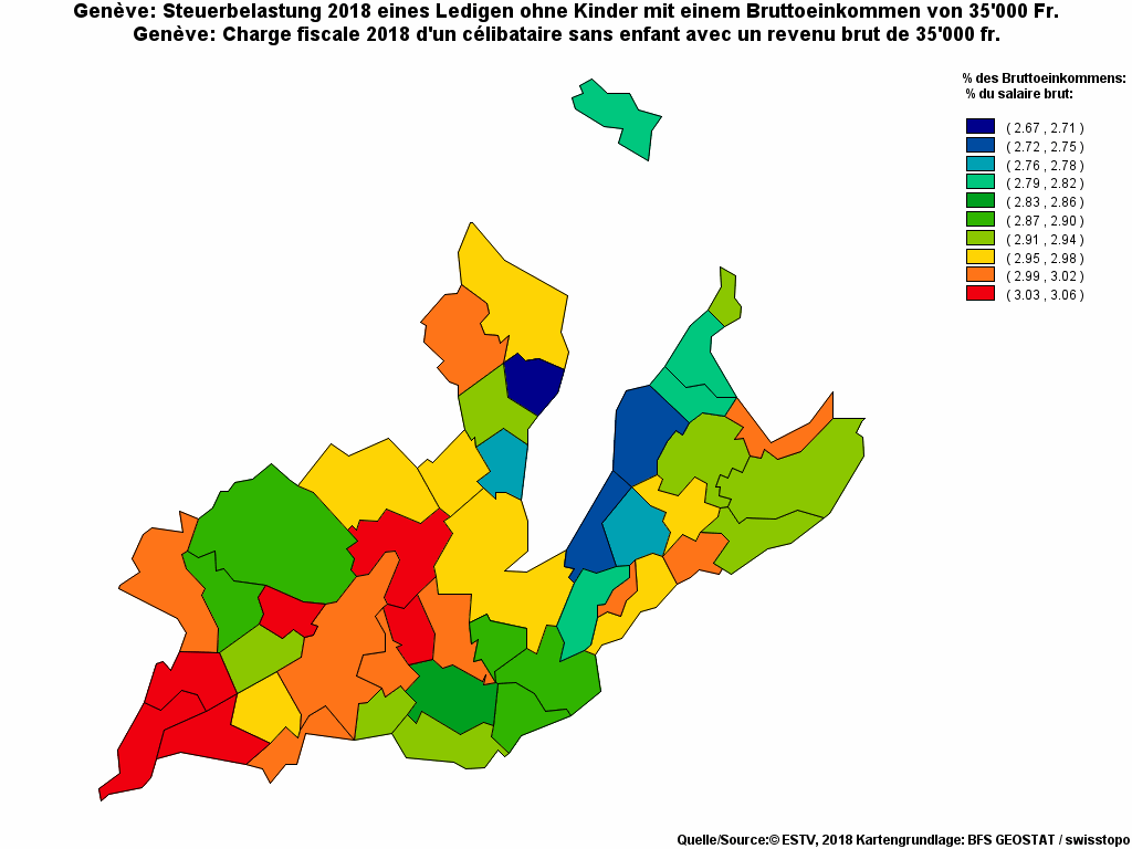 Choropleth map of rf10