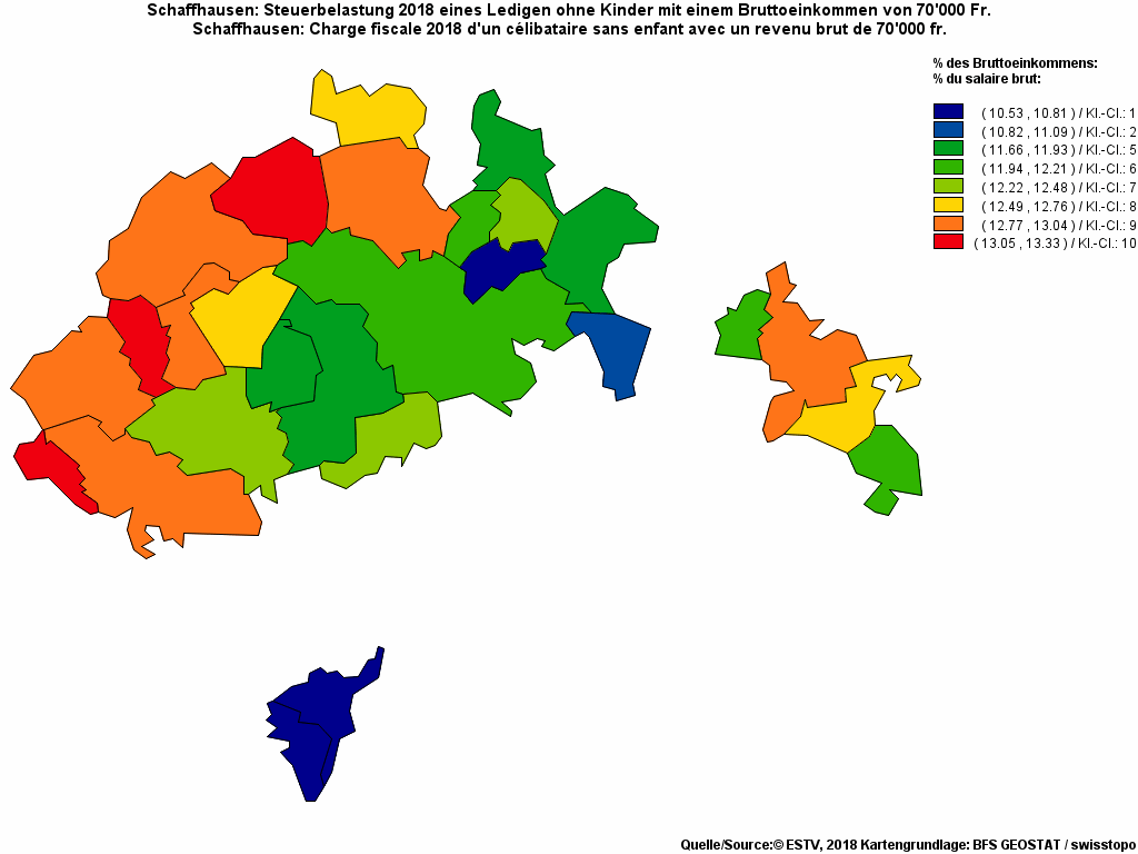 Choropleth map of rf15