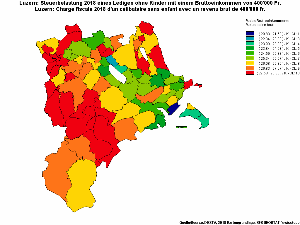 Choropleth map of rf25