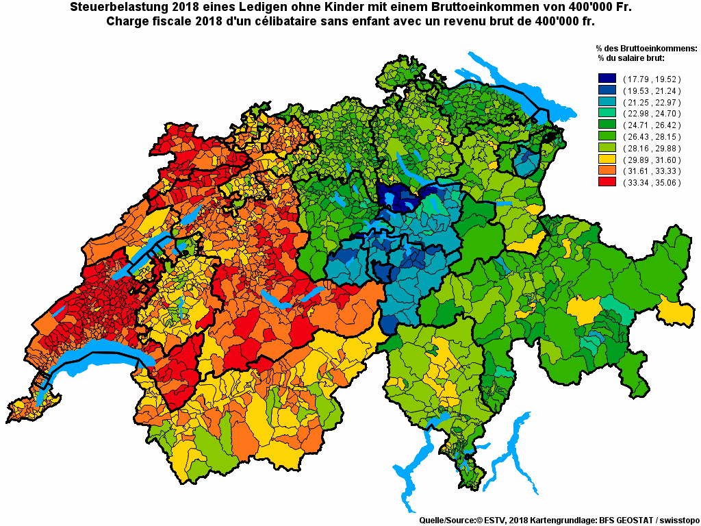 Choropleth map of rf25