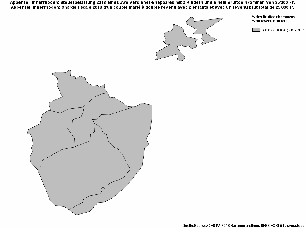 Choropleth map of rf8