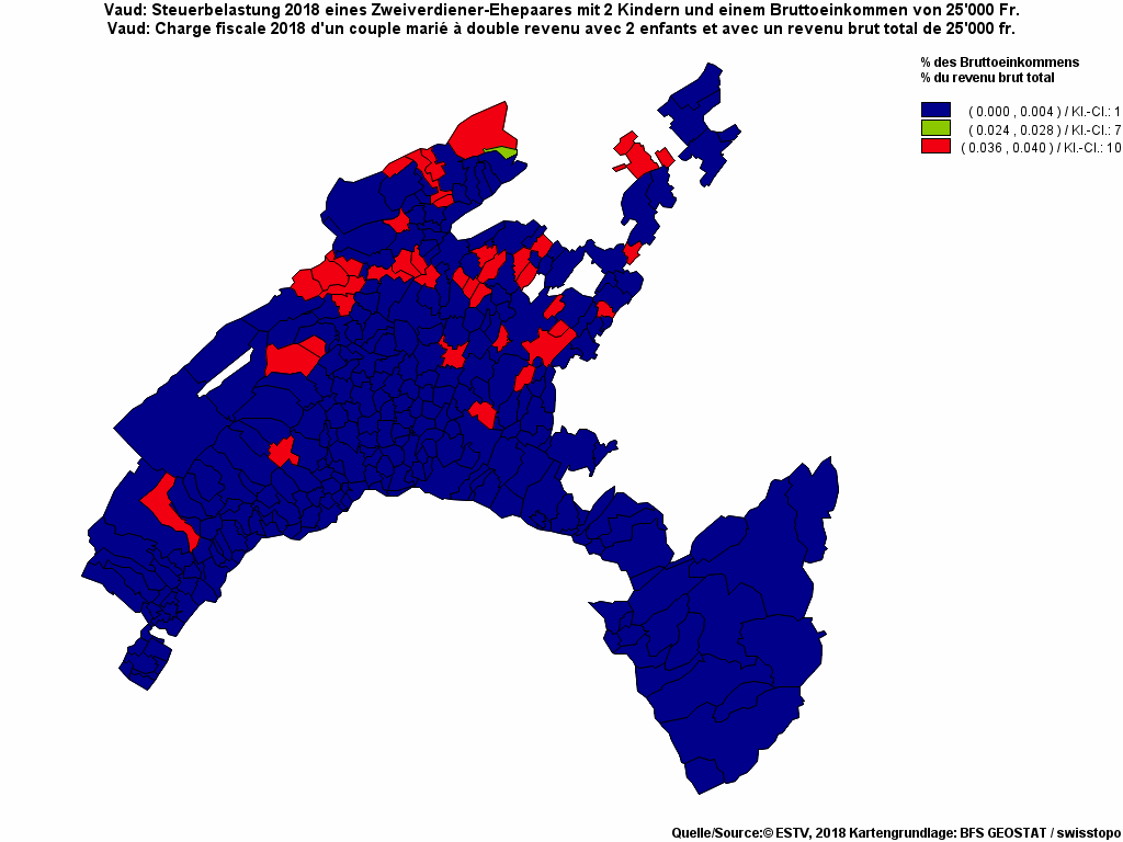 Choropleth map of rf8