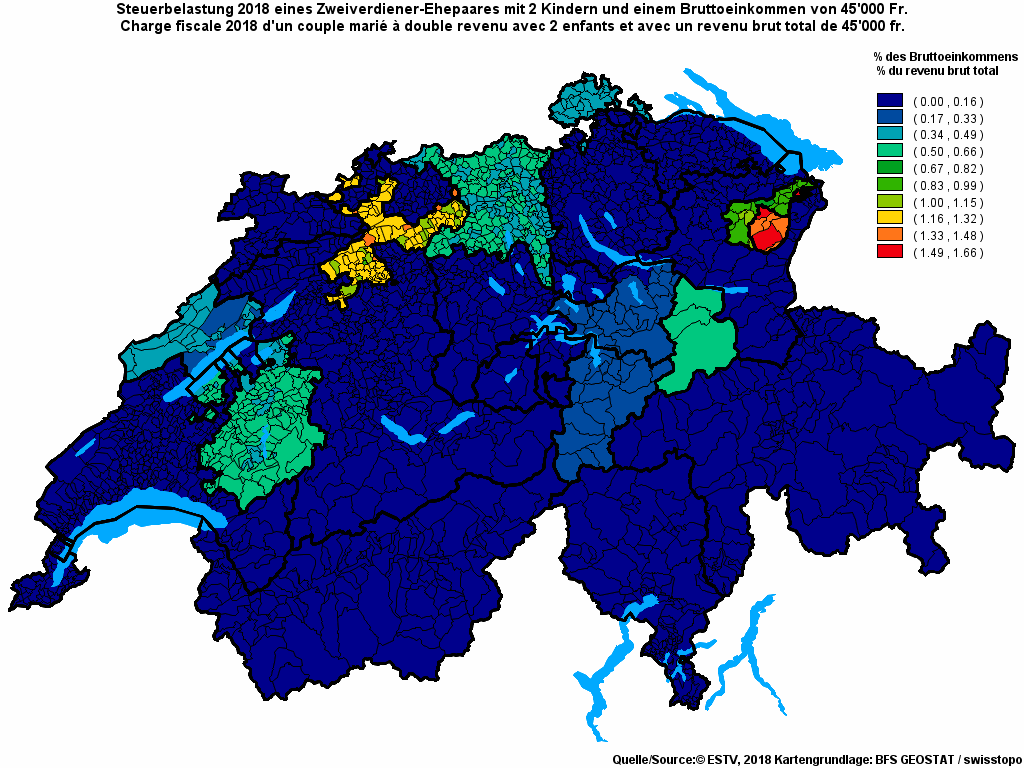 Choropleth map of rf12