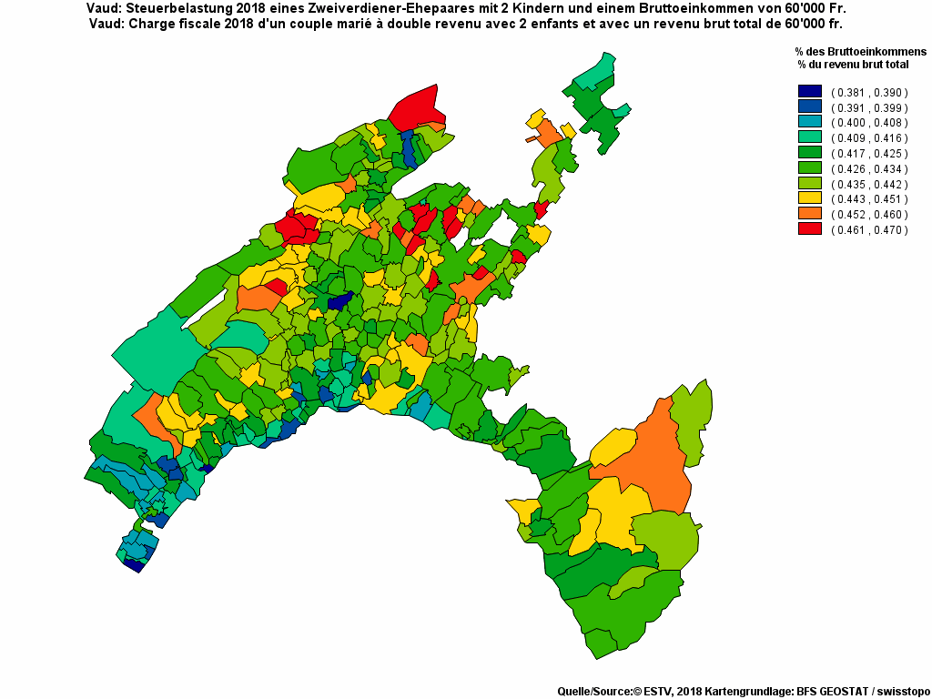 Choropleth map of rf14