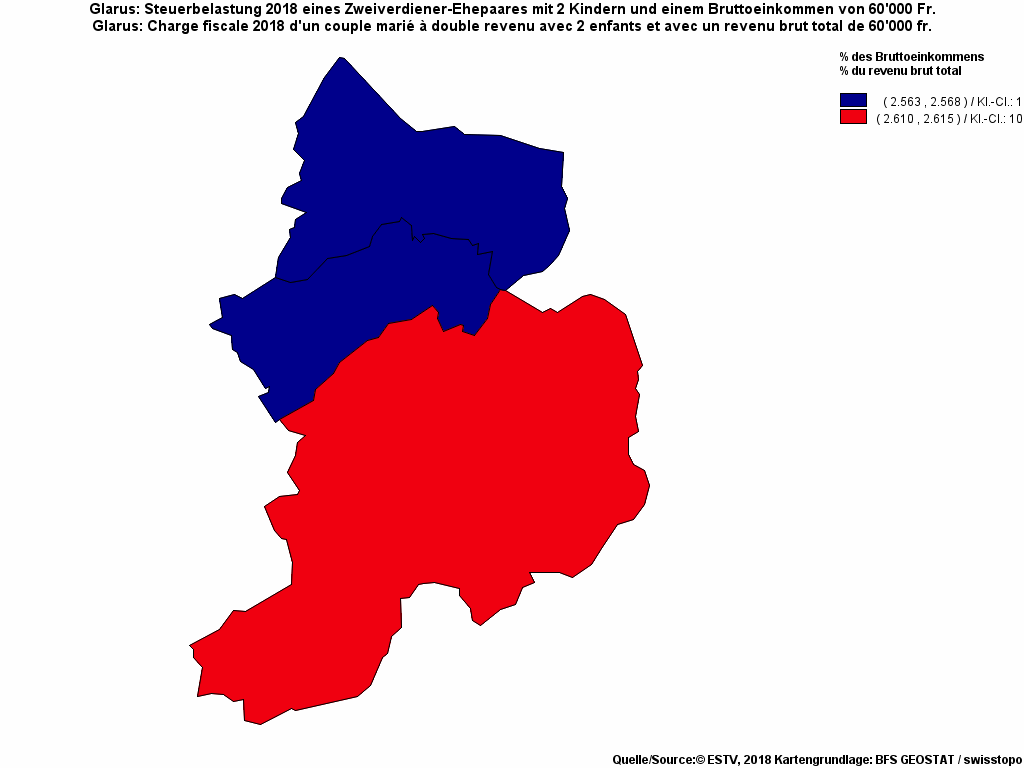 Choropleth map of rf14