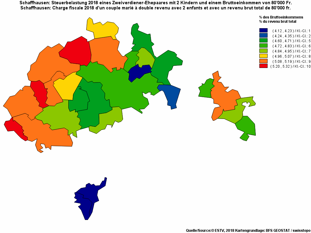 Choropleth map of rf16