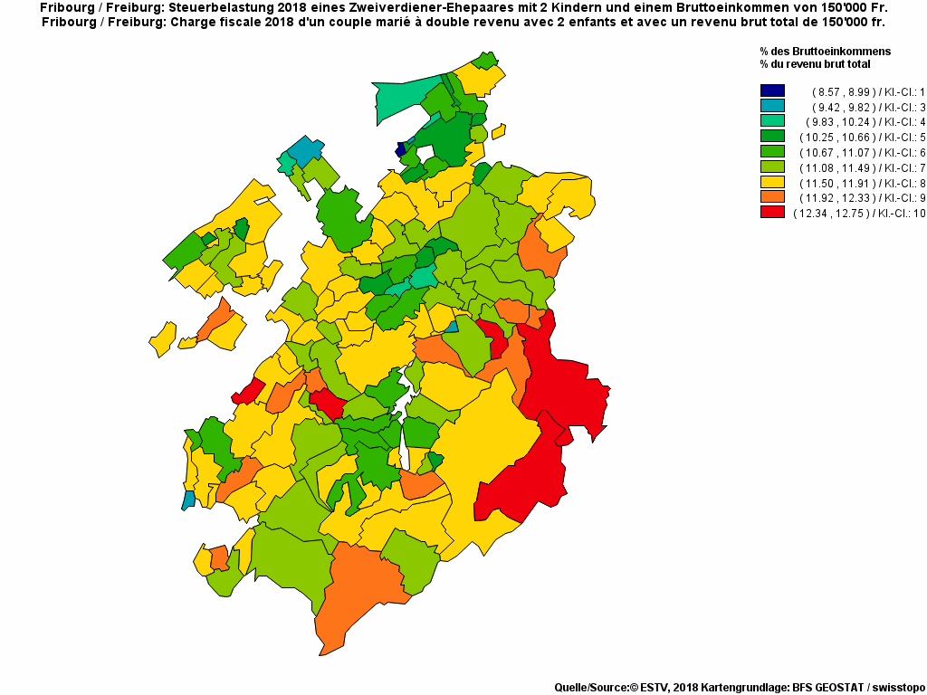 Choropleth map of rf20