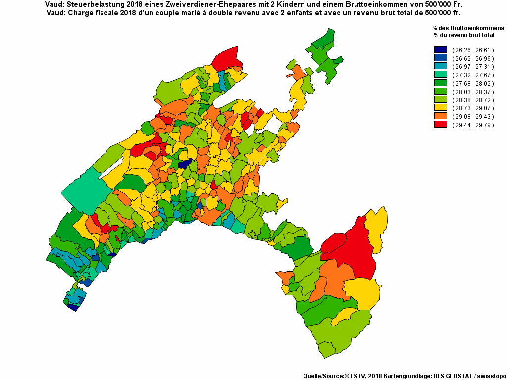 Choropleth map of rf26