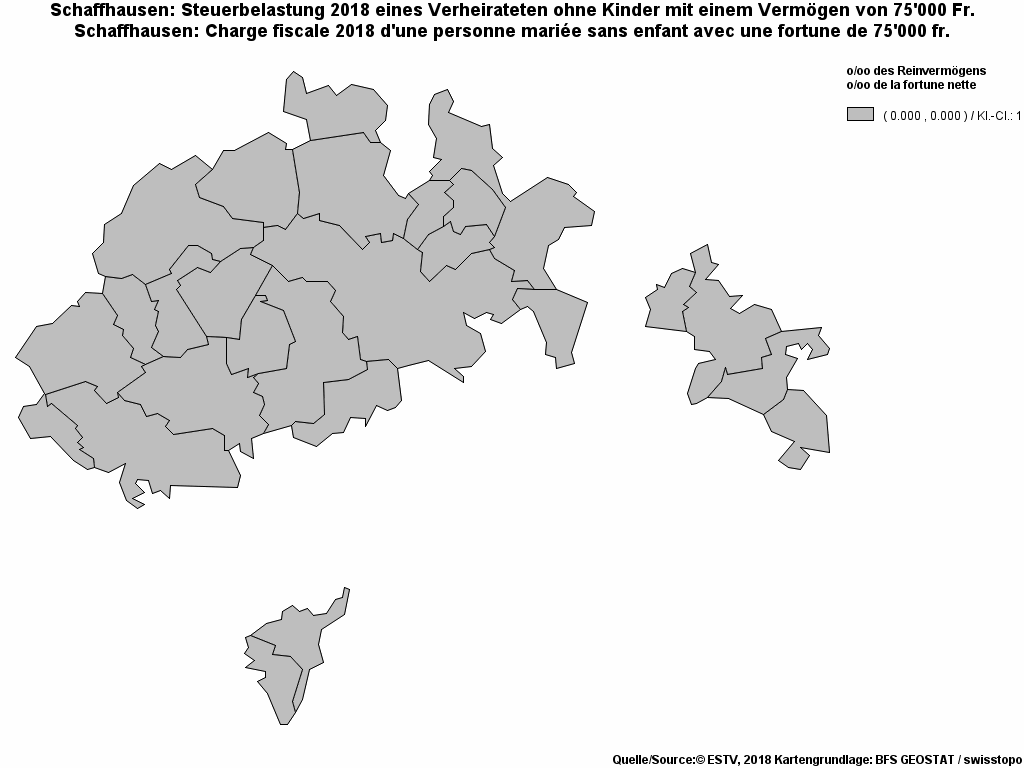 Choropleth map of rf8