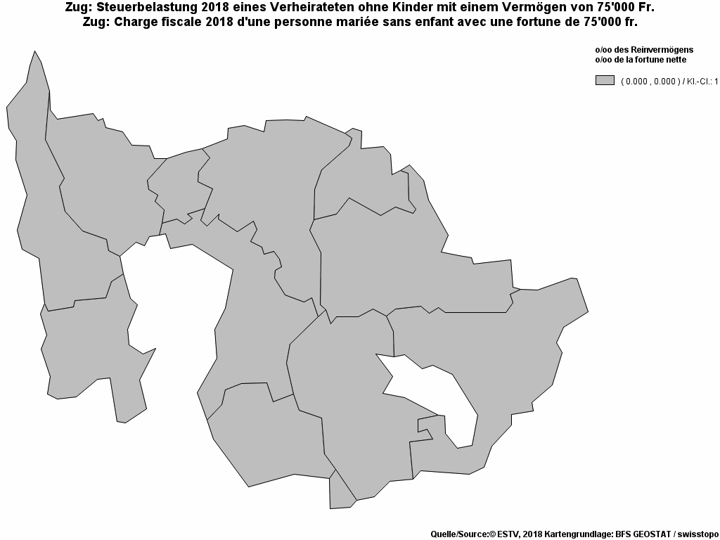 Choropleth map of rf8