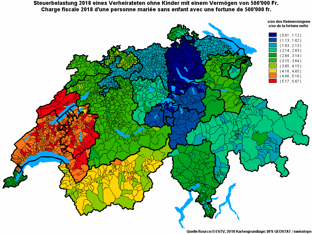 Choropleth map of rf15