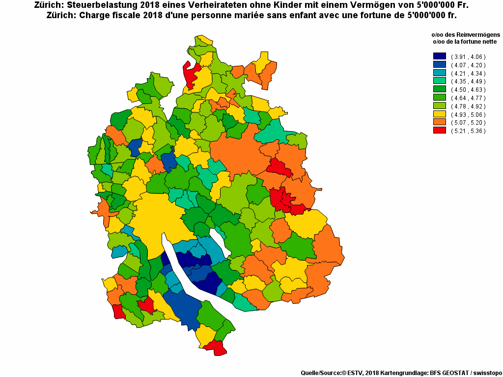 Choropleth map of rf20