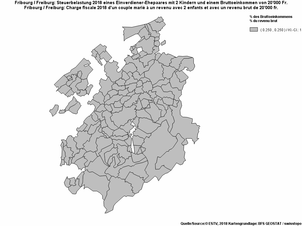 Choropleth map of rf7